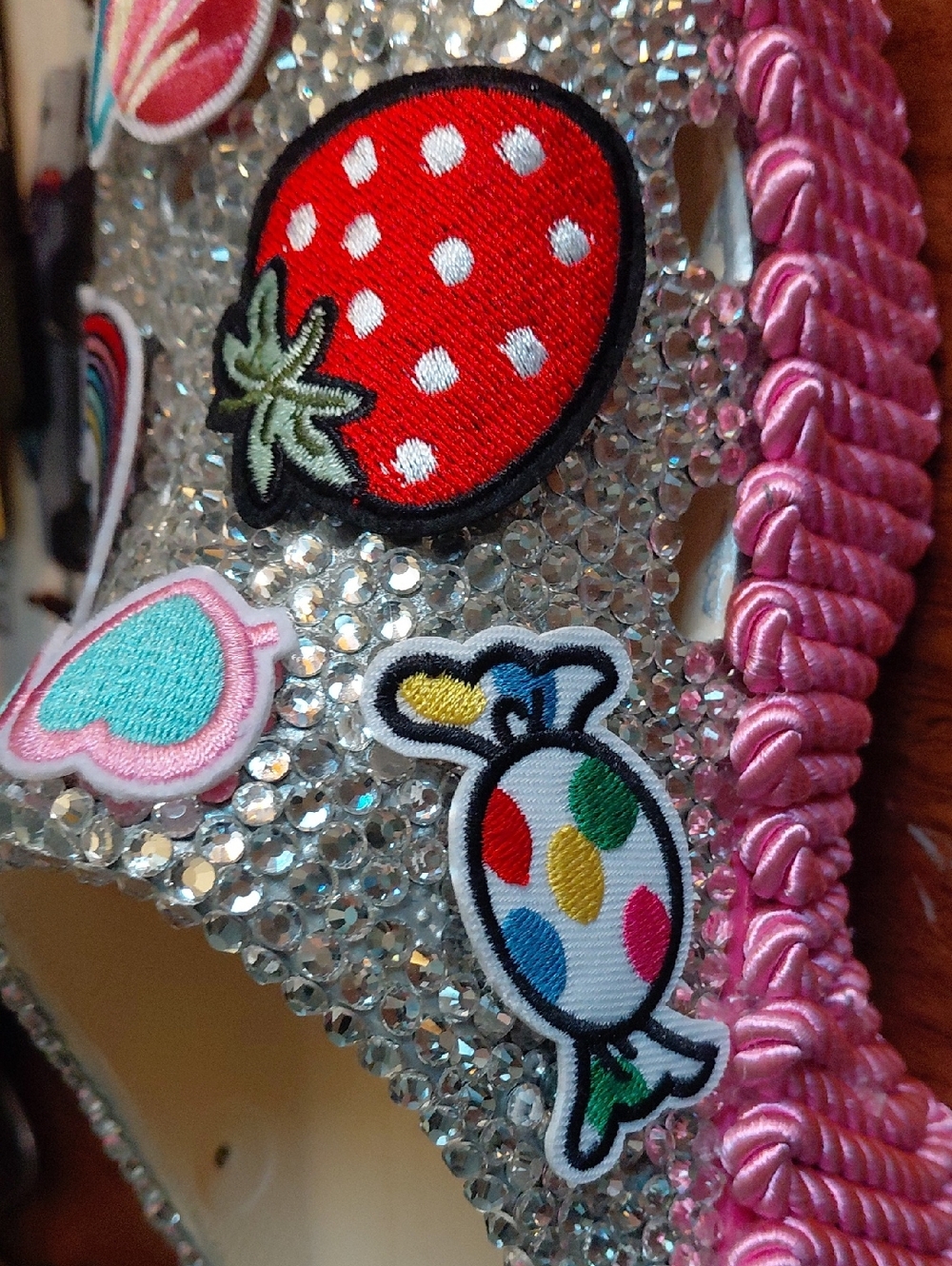 Custom Crocs Blinged Out With Rare Design Size 9 - Picture 11 of 13